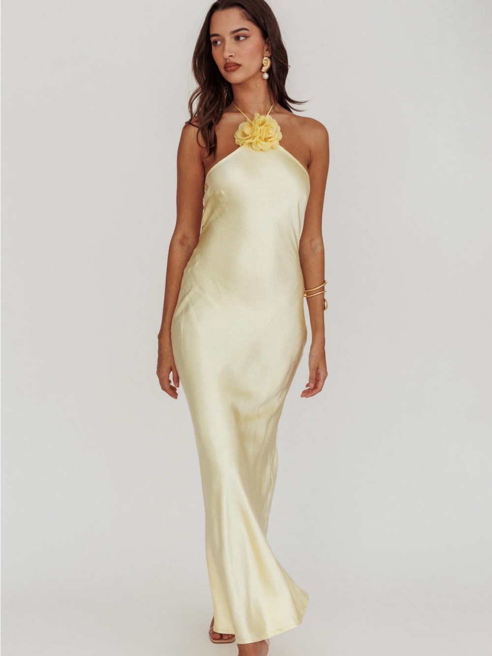 Selfie Leslie High Roller Halter Dress